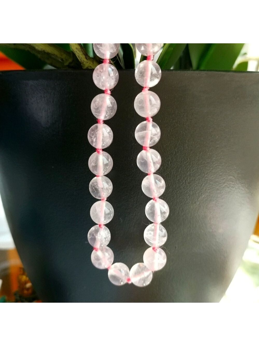 Premium quality Rose Quartz Necklace 19" 🆕